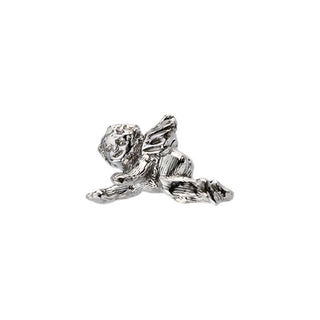 14K White Cherub Angel Lapel Pin