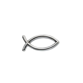 Sterling Silver Ichthus Lapel Pin