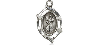 Sterling Silver Saint Christopher Medal Religious and Catholic Jewelry