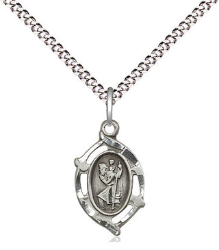 Sterling Silver Saint Christopher Medal Religious and Catholic Jewelry