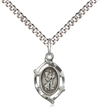 Sterling Silver Saint Christopher Medal Religious and Catholic Jewelry