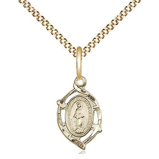 14kt Gold Filled Miraculous Medal Religious and Catholic Jewelry