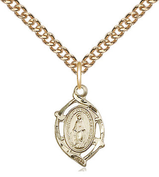 14kt Gold Miraculous Medal