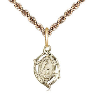 14kt Gold Miraculous Medal