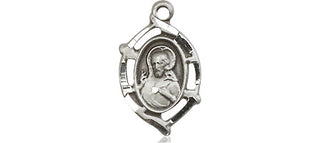 Sterling Silver Scapular Medal Religious and Catholic Jewelry