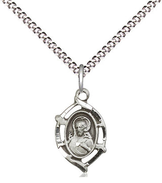 Sterling Silver Scapular Medal Religious and Catholic Jewelry