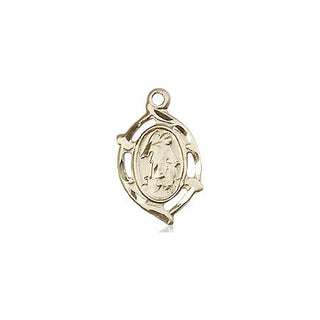 14kt Gold Filled Guardian Angel Medal