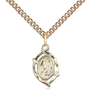 14kt Gold Filled Guardian Angel Medal Religious and Catholic Jewelry