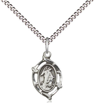 Sterling Silver Guardian Angel Medal Religious and Catholic Jewelry