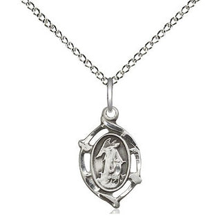 Sterling Silver Guardian Angel Medal Religious and Catholic Jewelry