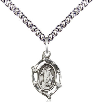 Sterling Silver Guardian Angel Medal Religious and Catholic Jewelry