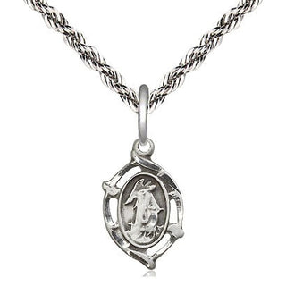 Sterling Silver Guardian Angel Medal Religious and Catholic Jewelry