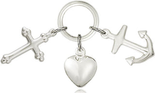 Pewter Faith, Hope & Charity Medal