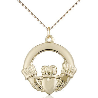 14kt Gold Claggagh Medal