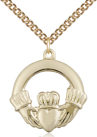 14kt Gold Claggagh Medal