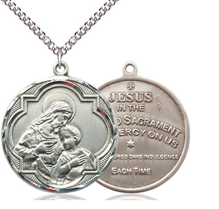 Sterling Silver Blessed Sacrament Medal Catholic Jewelry