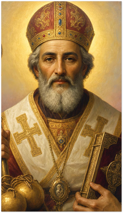 St. Nicholas of Myra Holy Cards