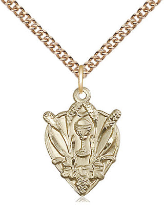14kt Gold Communion Medal