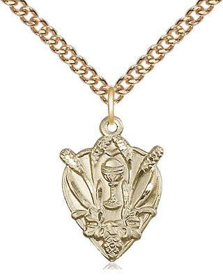 14kt Gold Communion Medal