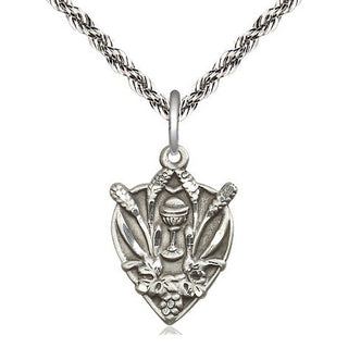 Sterling Silver Communion Medal Religious Jewelry