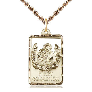 14kt Gold Communion First Reconciliation Medal