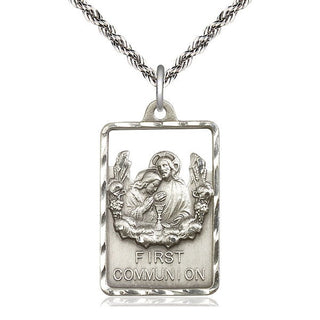 Sterling Silver Communion First Reconciliation Medal Catholic Jewelry