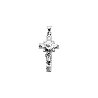 Sterling Silver 29x16.5 mm Crucifix Pendant
