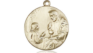 14kt Gold Christ & Child Medal
