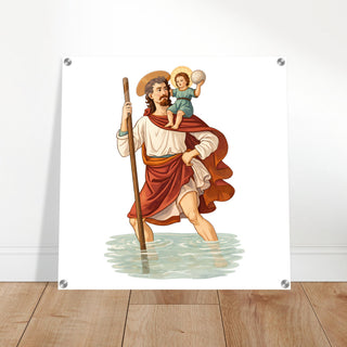 St. Christopher Acrylic Wall Plaque - view 6