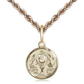 14kt Gold Communion Chalice Medal