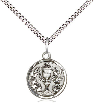 Sterling Silver Communion Chalice Medal Religious and Catholic Jewelry