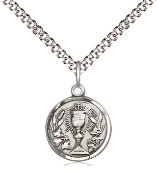 Sterling Silver Communion Chalice Medal Religious and Catholic Jewelry