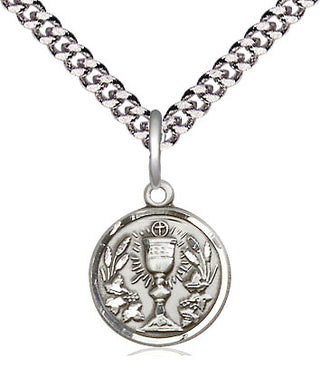 Sterling Silver Communion Chalice Medal Religious and Catholic Jewelry