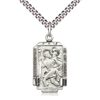 Sterling Silver Saint Christopher Medal Catholic Jewelry