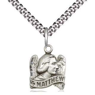 Sterling Silver Saint Matthew Medal Religious and Catholic Jewelry