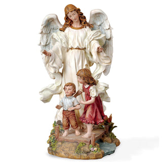 10-Inch Classic Guardian Angel Figure - Renaissance Collection