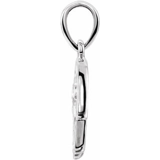 Platinum .03 CTW Natural Diamond Hamsa Pendant 