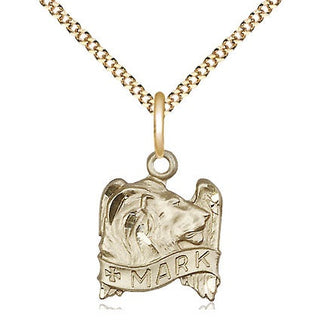 14kt Gold Filled Saint Mark the Evangelist Medal Religious and Catholic Jewelry