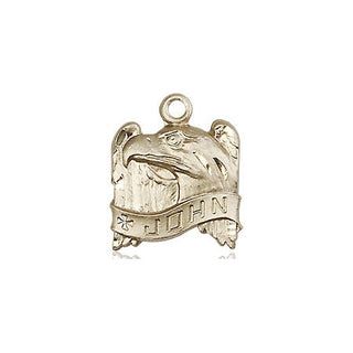 14kt Gold Saint John Medal