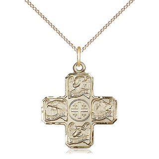 14kt Gold Filled Evangelist Medal Religious Jewelry
