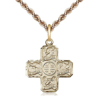14kt Gold Evangelist Medal
