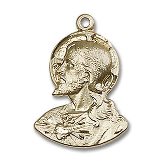 14kt Gold Filled Head of Christ Medal