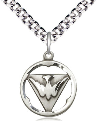 Pewter Holy Spirit Medal Religious Jewelry