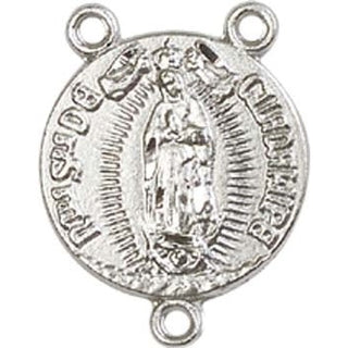Silver Plate Our Lady of Guadalupe Rosary Center Rosary Center
