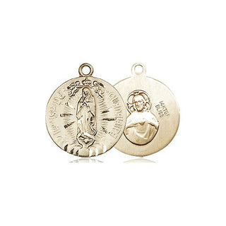 14kt Gold Our Lady of Guadalupe Medal