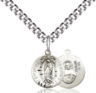 Pewter Our Lady of Guadalupe Medal Religious and Catholic Jewelry