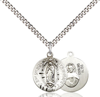 Pewter Our Lady of Guadalupe Medal Religious and Catholic Jewelry