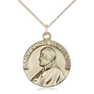 14kt Gold Saint John Neumann Medal