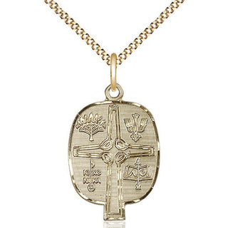 14kt Gold Filled Presbyterian Medal Catholic Jewelry