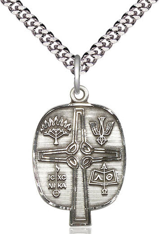 Sterling Silver Presbyterian Medal Catholic Jewelry